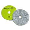 DIAMACH 100mm 4 Inch White Resin Wet Polishing Pad Velcro Backed 50 Grit 100POLPADWHT50GRIT