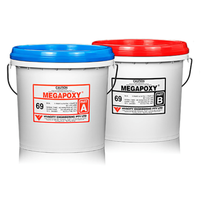 MEGAPOXY 69 Clear Epoxy Paste Adhesive 4 litre kit