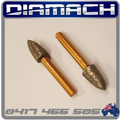 DIAMACH Sintered Burr 1/4" Shaft Type D DYE01