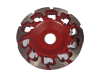 DIAMACH 130mm Cup Wheel Festool Compatible RED
