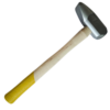 TROW And HOLDEN (USA) Tungsten Carbide Tipped Stone Buster Horizontal Handle 4lb (2kg) with 16 Inch (41cm) Wood Handle HSB4CTH