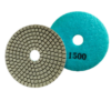 White Polishing Pad Wet 100mm D 1500 Grit PWWP41500