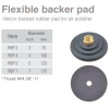 Flexible Rubber Backer Pad M14 100mm D RBP4