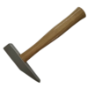 TROW And HOLDEN 18oz Veneer Thin Stone Trimming Hammer HTSV18BTH