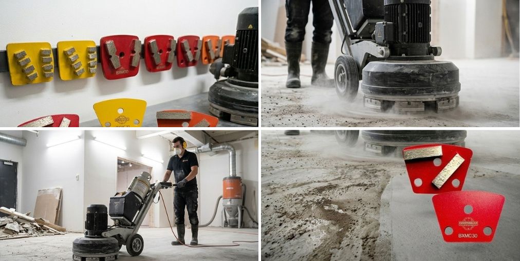 Pro Surface Preparation Grinding Shoes Diamach Sydney